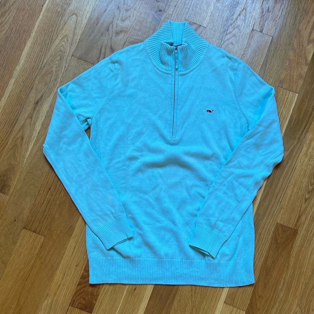 Vineyard Vines Women’s 1/4 Zip Cotton Sweater